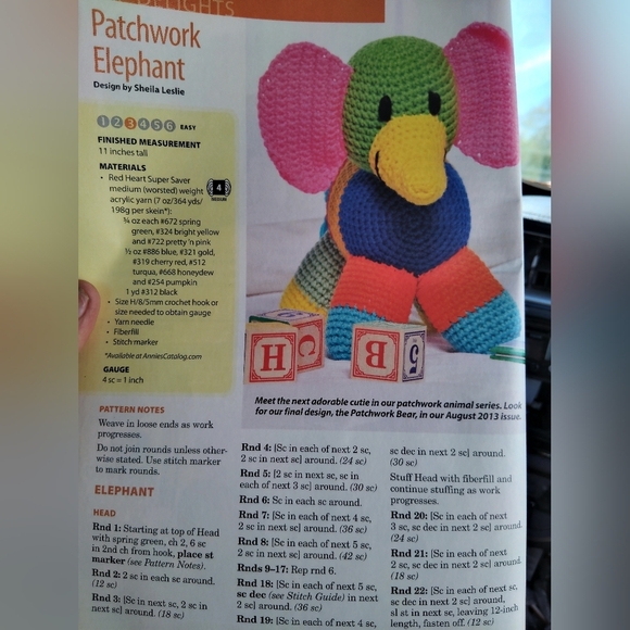 Vintage Crochet World Magazine June 2013 Beach - Picture 3 of 8